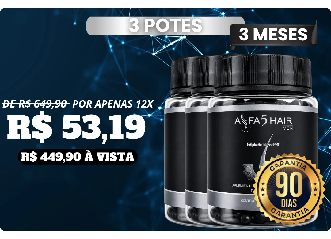 Kit 3 Potes Alfa5Hair